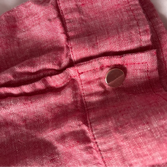 Chico's light red linen utility jacket - Picture 5 of 5